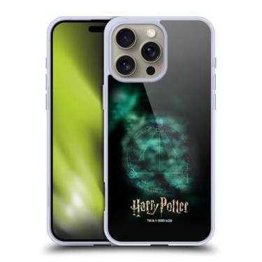 Imagem de Head Case Designs Capa de gel macio oficialmente licenciada com símbolo do triângulo de Harry Potter XXXV, compatível com Apple iPhone 16 Pro Max
