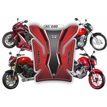Imagem de Adesivo Protetor Tanque Moto CG Modelo Neutro H649 - Resitank