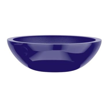 Imagem de Vaso Bacia Suculenta Para Planta Flor Fibra Vidro 25cm Cores (AZUL NOTURNO)