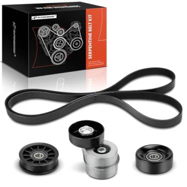 Imagem de A-Premium Kit de correia de transmissão serpentina do motor compatível com Ford F-150 1997 1998 1999 2000-4.2L