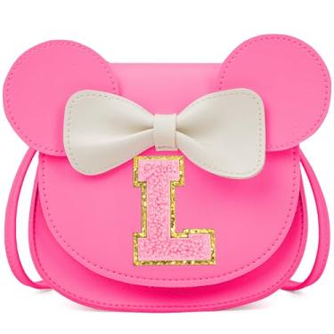 Imagem de OYLOLA Presentes de aniversário para meninas de 3, 4, 5, 6, 7 e 8 anos, bolsa infantil para meninas pequenas, presente para meninas, Rosa-rosa, G