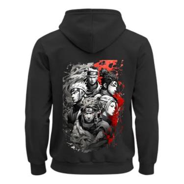 Imagem de Moletom Algodão Blusa De Frio Flanelado Uzumaki Cla Desenho - NoBrand,