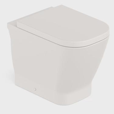 Imagem de Vaso Sanitário Convencional com Assento Termofixo Queda Amortecida Gap Roca