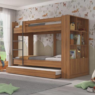 Imagem de Treliche Juvenil Florence 2 Portas com Estante