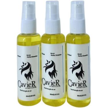 Imagem de Tratamento 3 Finalizadores Oleo Argan 60ml Cavier Cosmeticos