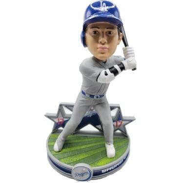 Imagem de FOCO Shohei Ohtani (LA Dodgers) (Grey Jersey) MLB Superstar Series Bobblehead
