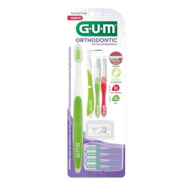 Imagem de Kit Ortodôntico GUM c/4 peças, limpeza completa para o aparelho ortodôntico, Gum, Sortidas