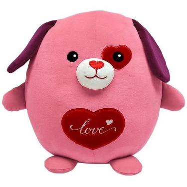 Imagem de Pelucia Cachorro Love 20CM CAA0102 Rosa - Caatoys