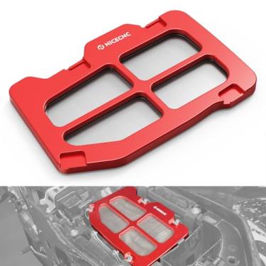 Imagem de NICECNC Tampa de caixa de filtro de entrada de ar compatível com Yamaha Raptor 700 2006-2008 2013 2014-2024, 700R 2009 2011 2013 2015-2024, 700R SE 2013-2020 2021 2021 2024. 2 2020 3 2024 Vermelho