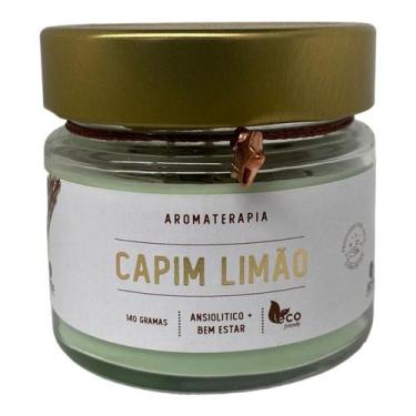 Imagem de Vela Perfumada Capim Limão Atria Aromática Indiana 140g - Lua Mística 