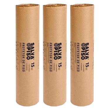 Imagem de Salva Piso Protetor De Piso 3 Rolos 1,00x15 Metros Salvabras