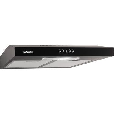 Imagem de Depurador Slim Suggar DPS161PT / DPS162PT 60cm 3 Velocidades Preto