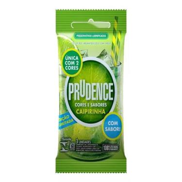 Imagem de Preservativo Lubrificado Caipirinha C/3 Unidades - Prudence