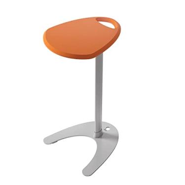 Imagem de Smart Table Medium - Mesa de Apoio Laranja com estrutura Ice Silver, Octoo