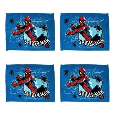 Imagem de Toalha Lancheira Infantil  Escolar Mão  Homem Aranha Lepper