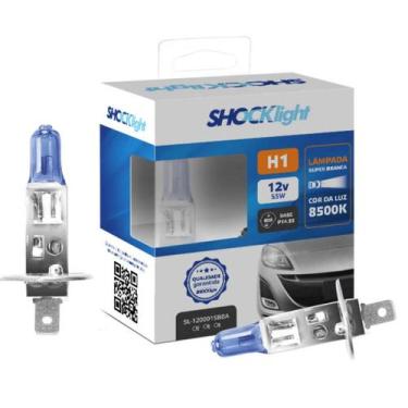 Imagem de Lampada super branca h1 55w importada - shocklight