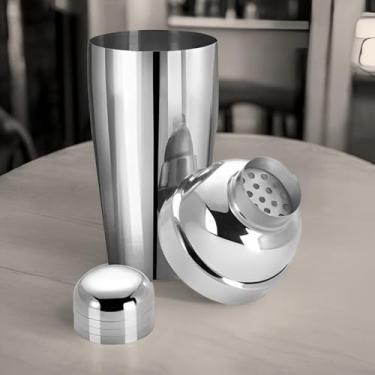 Imagem de Coqueteleira com Filtro em Inox Drinks Caipirinha Shakes 550ml Bartender