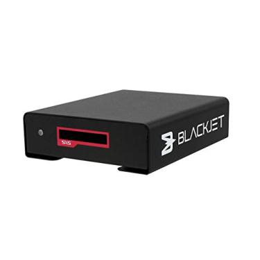 Imagem de Blackjet Leitor de mídia TX-1S SxS Thunderbolt 3, vídeo, 4K, transmissão, DIT, fluxo de trabalho, cinema, produção, compatível com USB 4 Sony Studio, PRO, Mac Mini, 8K, câmera, esportes, música, TV