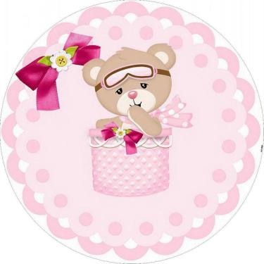 Imagem de Painel Redondo 3D Sublimado Ursa Baloeira Frd-1171