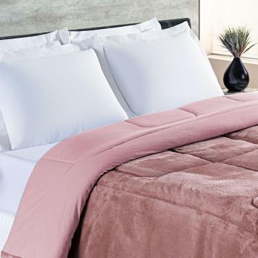 Imagem de Coberdrom Allure Queen Manta Plush + Malha 1 Peça Rosê