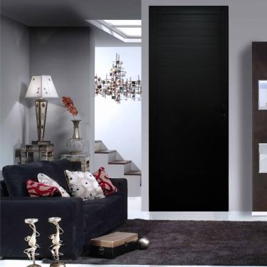 Imagem de Porta De Alumínio Lambril 210X90Cm Lado Direito Preto