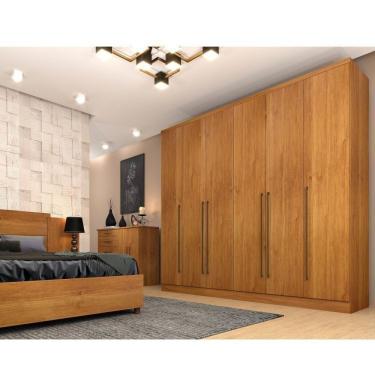 Imagem de Quarto De Casal Roupeiro 6 Portas Portugal, Cama Casal, Cabeceira E Cômoda 5 Gavetas Cinamomo