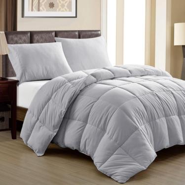 Imagem de Edredom Casal Plumage Toque De Plumas Cinza