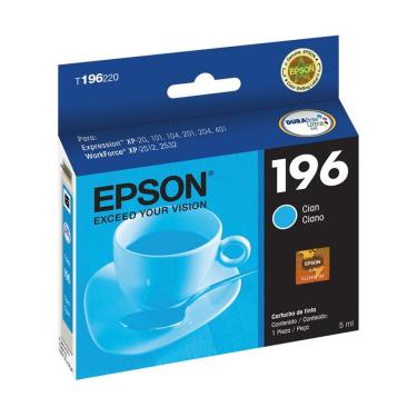 Imagem de Cartucho De Tinta Epson T1963220 T196 Cyano | Xp101 Xp201 Xp214 Xp401 Xp411 Wf-2532