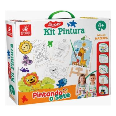 Imagem de Super Kit Pintura Pintando O Sete 2709 Brincadeira De Criança