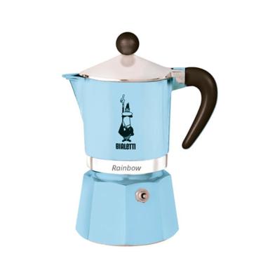 Imagem de Cafeteira Bialetti Rainbow Azul Clara 3 Xícaras - 150 Ml 10030143