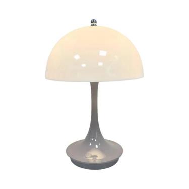 Imagem de Abajur de Mesa em Formato de Cogumelo com Carregamento USB, Escurecime