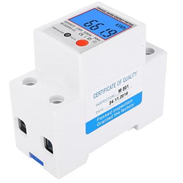 Imagem de Multifuncional de Energia 1 Fase, Medidor de Consumo de Energia de Corrente de Tensão, Exibição Digital 230V 50Hz, Medição Precisa