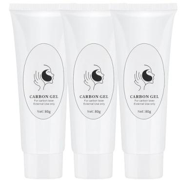 Imagem de ABBASI & CO 3X Carbon Peel Gel 80Ml - Máscara Facial De Limpeza Profunda Para Remoção Cravos E Rejuvenescimento Da Pele, Todos Os Tipos, Enriquecida Com Minerais Marinhos Vitaminas, Pacote 3