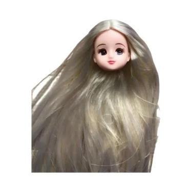 Imagem de Cabeças De Boneca Licca Careca Fofas Para Crianças DIY Maquiagem Práti