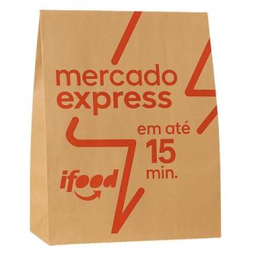 Imagem de 100 Saco Kraft Para Delivery GG 28x17,5x33 ECOLOGICO - IFOOD