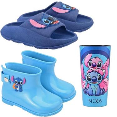 Imagem de Kit 2 Pares Bota Galocha + Sandália Nuvem E Copo Menino Kids - Nexa, A