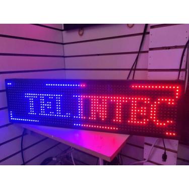 Imagem de painel de led letreiro p10 68x20cm mix interno   - TLT