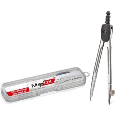 Imagem de Compasso Escolar de Metal - Maxcril