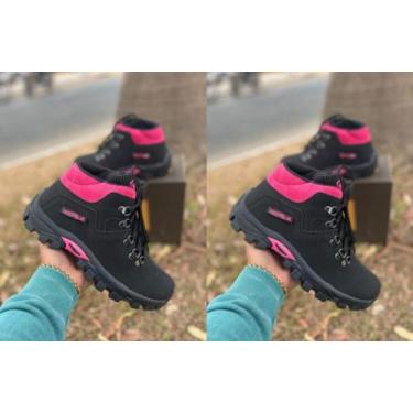 Imagem de Kit 2 Pares Bota feminina Cano Médio Confort Envio Imediato - ctr