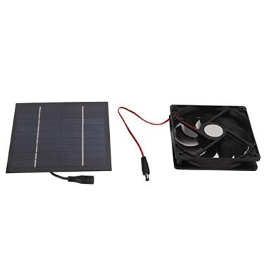 Imagem de Espaço de Exaustão Movido a Energia Solar para Iate RV Gretos Estufas Casas de Animais de Estimação Kit de Ventilador Solar de Economia de Energia para Uso Ao Ar Livre para Uso Ao Ar Livre