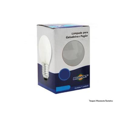 Imagem de Lampada Geladeira/Fogao Leitosa 40Wx127V E27 8719 c/10pcs - BRASFORT