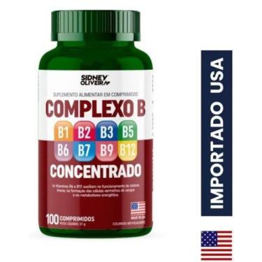 Imagem de Suplemento alimentar complexo b concentrado made in usa c/100 cps sidn