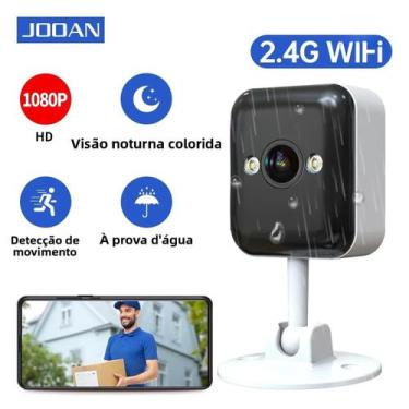 Imagem de Câmera IP Wifi Com Visão Noturna Colorida Jooan Mini CCTV De Vigilânci