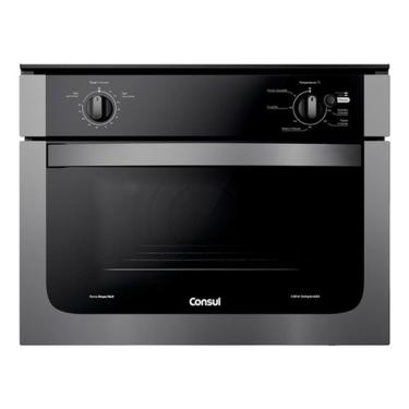 Imagem de Forno Eletrico Embutir Preto Inox 47l 46x60x58cm 220v Consul