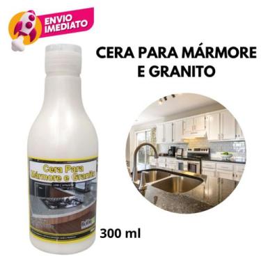 Imagem de Cera Para Mármore E Granito Claro Com Carnaúba Incolor Proteção E Bril