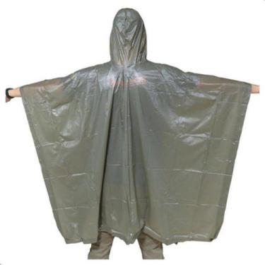 Imagem de Poncho Impermeável Com Capuz Riviera Echolife, Verde