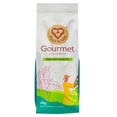 Imagem de Café 3 Corações Gourmet Cerrado Mineiro Torrado/Moído 250g