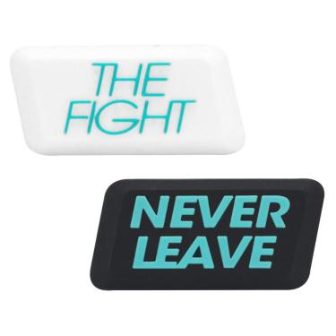 Imagem de Antivibrador Tecnifibre Spirit Never Leave The Fight Com 02 Unidades Preto Branco e Azul