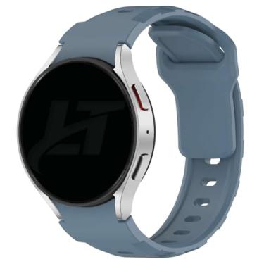 Imagem de Pulseira Fortex LTimports compativel com Galaxy Watch 7, Galaxy Watch 6 Classic, Galaxy Watch 5 Pro, Galaxy Watch 4 Classic e Galaxy Watch FE (LT-Azul-rock)