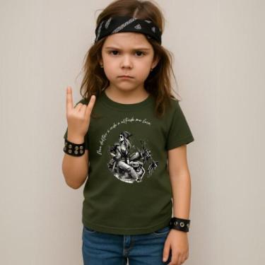 Imagem de Camiseta Infantil Unissex Estampada Meu Destino É Onde A Estrada Me Le